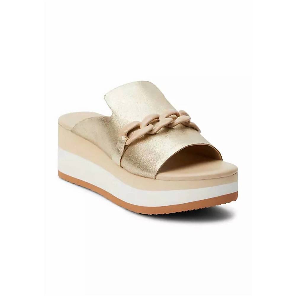 NEW MATISSE jada wedge in gold